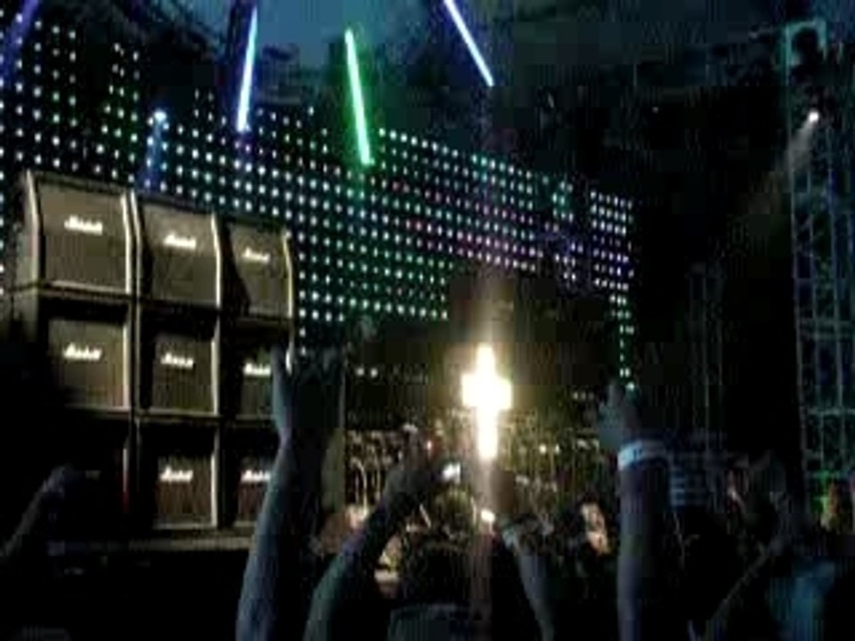 Justice live at Coachella 07