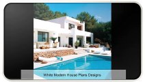 White Modern House Plans Designs