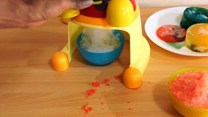 子供と一緒にカラフルかき氷！アンパンマン・NEWでっかい氷かきAnpanman Chipped ice