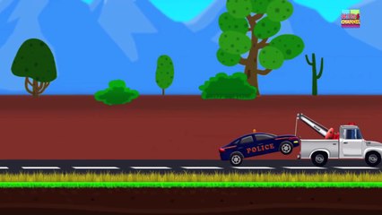 Police Car | Dump Yard | Crusher Machine | Kids Car Smashing Toys