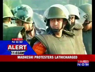 Nepal: Madhesis protestors lathicharged