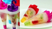 RAINBOW GUMMY BEAR POPSICLE Ice lolly block pop charliscraftykitchen