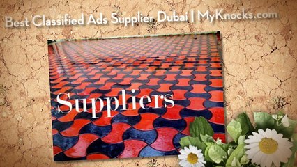 Best Free Classified Ads in Dubai | MyKnocks.com