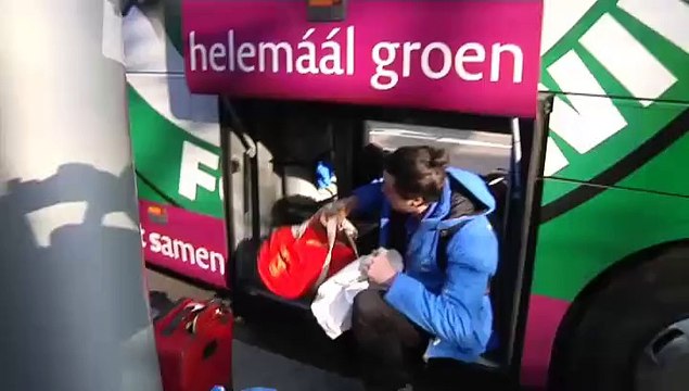 Volleyballers van Lycurgus aangekomen in winters Siberie - RTV Noord