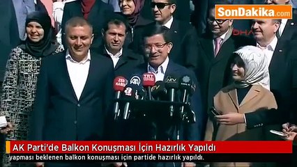 Son dakika AK Parti’de Balkon Konuşması İçin Hazırlık Yapıldı