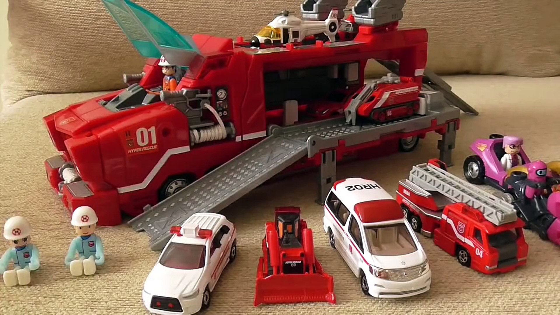 ハイパーレスキュー1号Ⅱ型 テコロジー Tomica Hyper Rescue