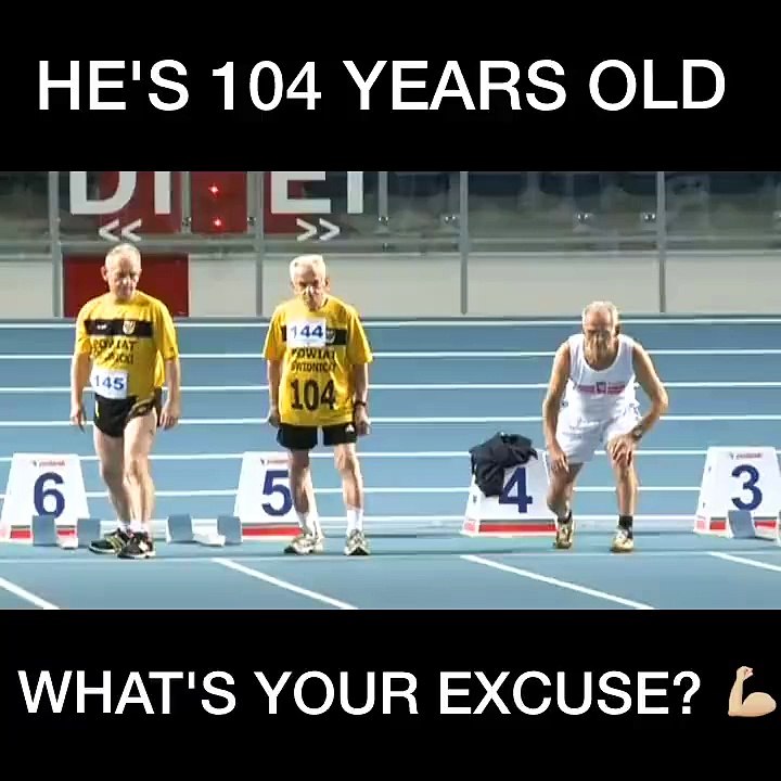 He s 104 years old  Respect