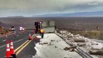 22 tons of pizza dough spills all over highway