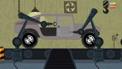 Car Garage And Service | Toy Factory | Police Hummer