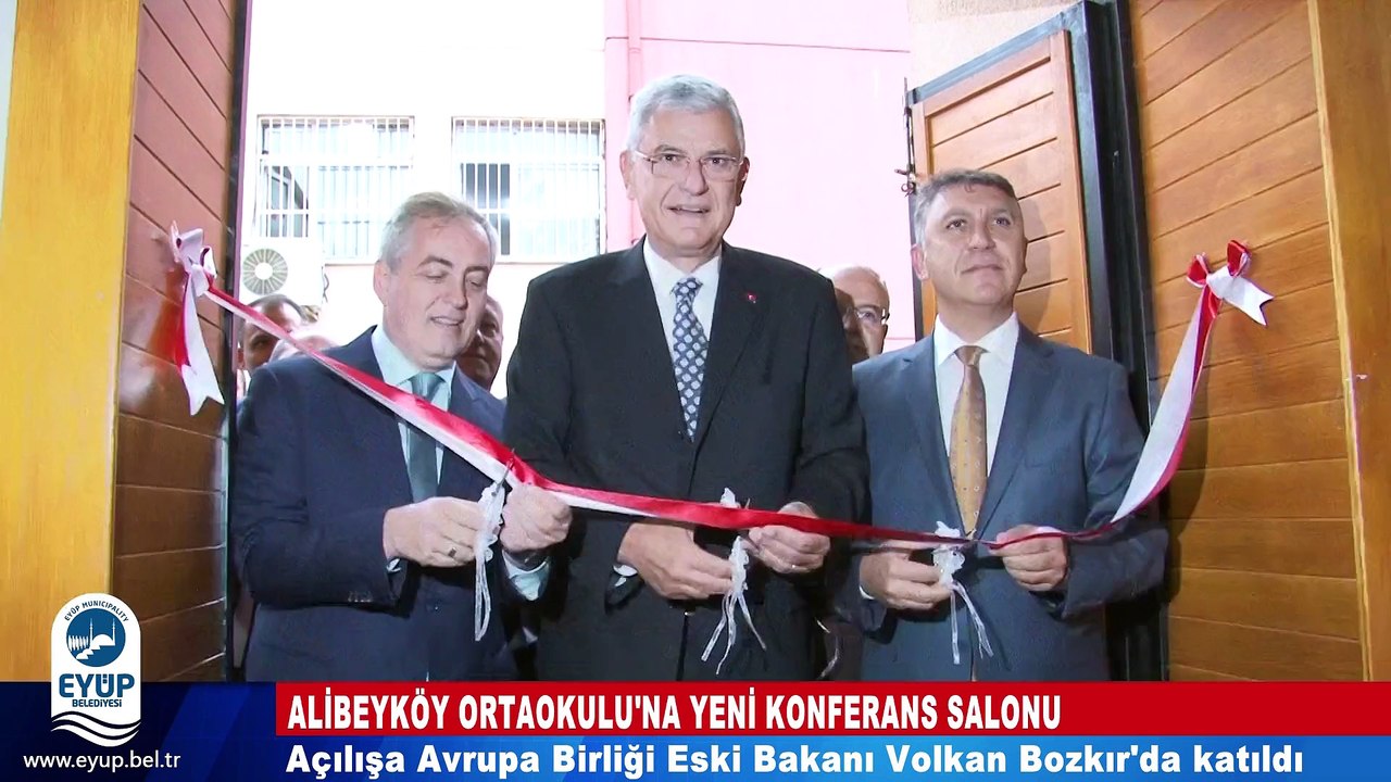 Alibeyköy Orta Okulu'na Yeni Konferans Salonu