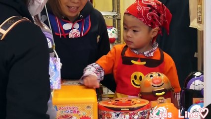 ポップコーン屋さん体験 in アンパンマンこどもミュージアム おで�