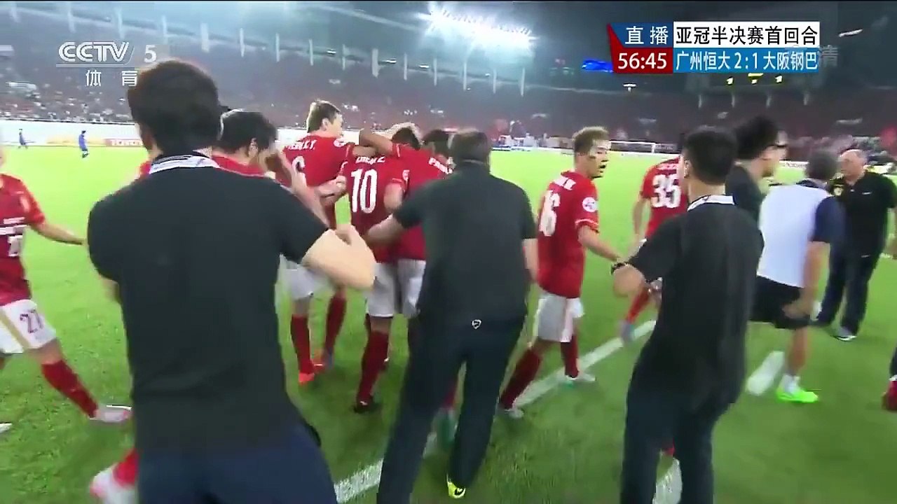 広州 - ガンバ大阪 ジアチャンピオンズリーグ2-1 ゴールハイライト