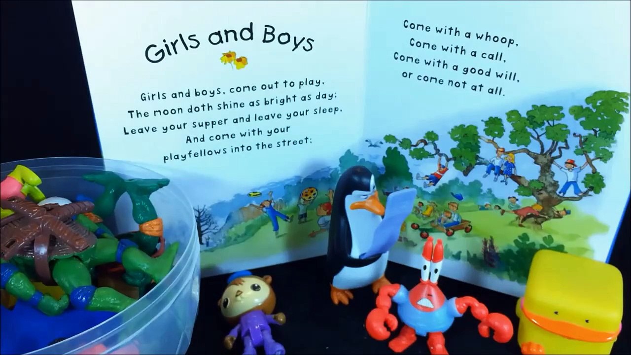 comptine en anglais Girls And Boys, Come Out To Play | Nursery Rhymes | Canción infantil | Kinderreim | Kienderliedje cbeebies surprise eggs rymes