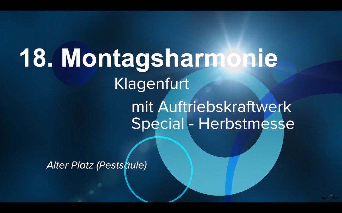 18. Montagsharmonie (Friedensmahnwache-Montagsdemo) in Klagenfurt am Alten Platz