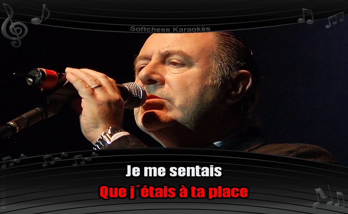 Michel Delpech - Je pense à toi (karaoké réalisé par Softchess)