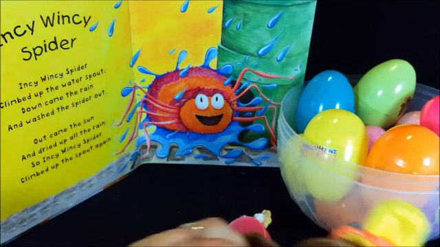 chanson en anglais pour enfants comptine enfantine | Incy Wincy Spider | Nursery Rhymes with toys and surprise egg itsy bitsy