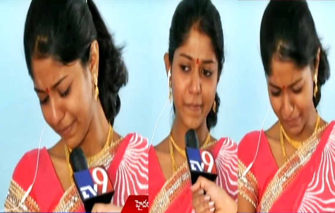 Singer madhu priya crying in live show with TV9