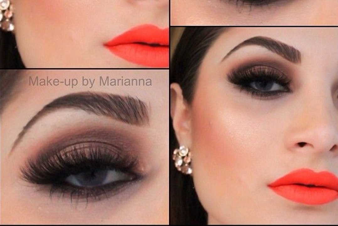 Beautiful Orange Lips Makeup Tutorial