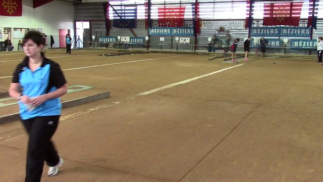 Second tour intégral, Béziers contre Digoin, Club Elite Féminin J3, Sport Boules, saison 2015-2016