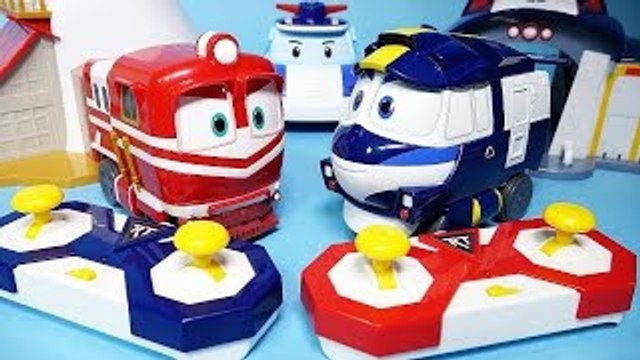로봇트레인 RT 무선조종 슈퍼윙스, 폴리 장난감 Robot Trains RC Robocar Pol