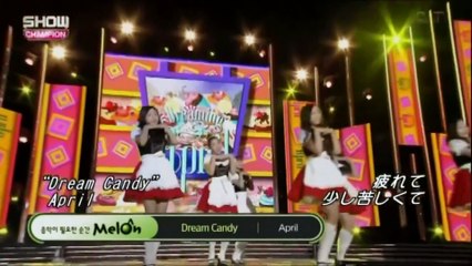 151007 April "beagle beagle" "Dream Candy" SBS Show Campion (日本語字幕)