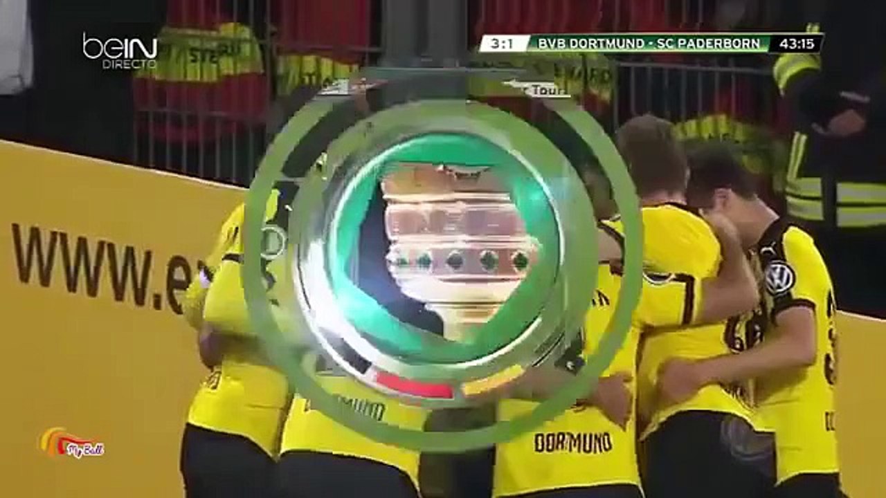 ドルトムント vs SCパーダーボルン07 7-1 香川真司 ゴール! DFBポカール 201...