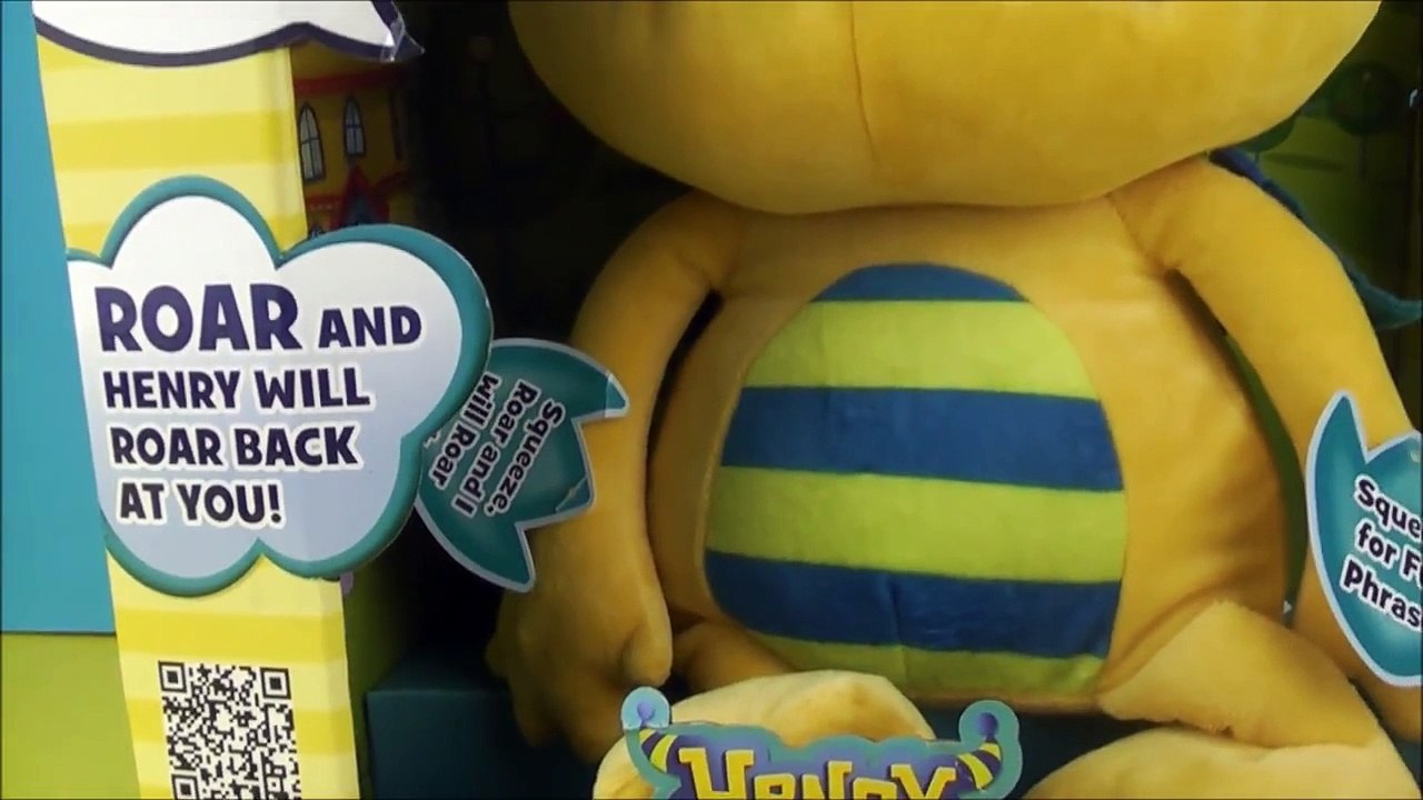 Disney Junior Videos Henry Hugglemonster Roar Back Henry Talking Plush Toy Review