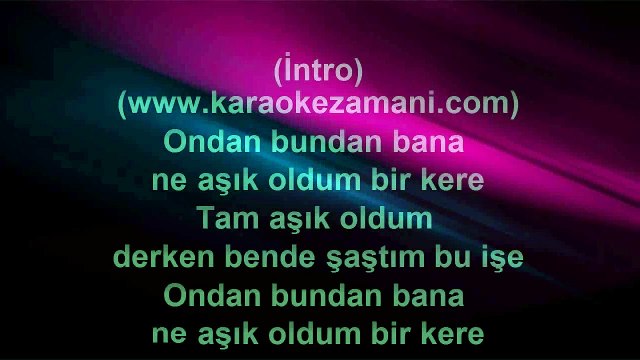 Safiye Soyman - Onun Nikahi Bende - 2004 TÜRKÇE KARAOKE