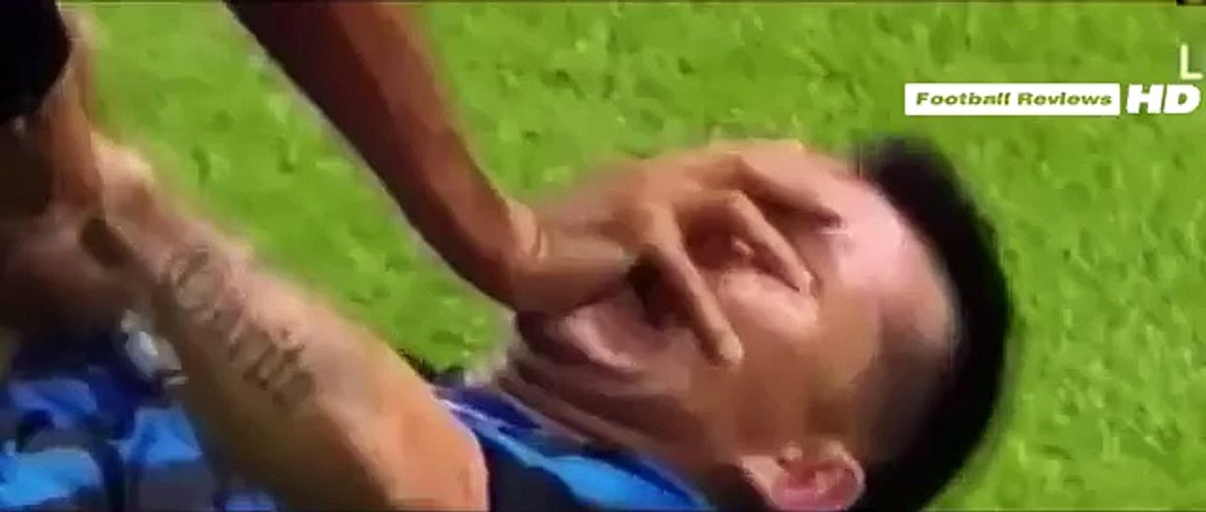 Inter vs Roma 1-0 2015 - Gary Medel Amazing Curve Goal