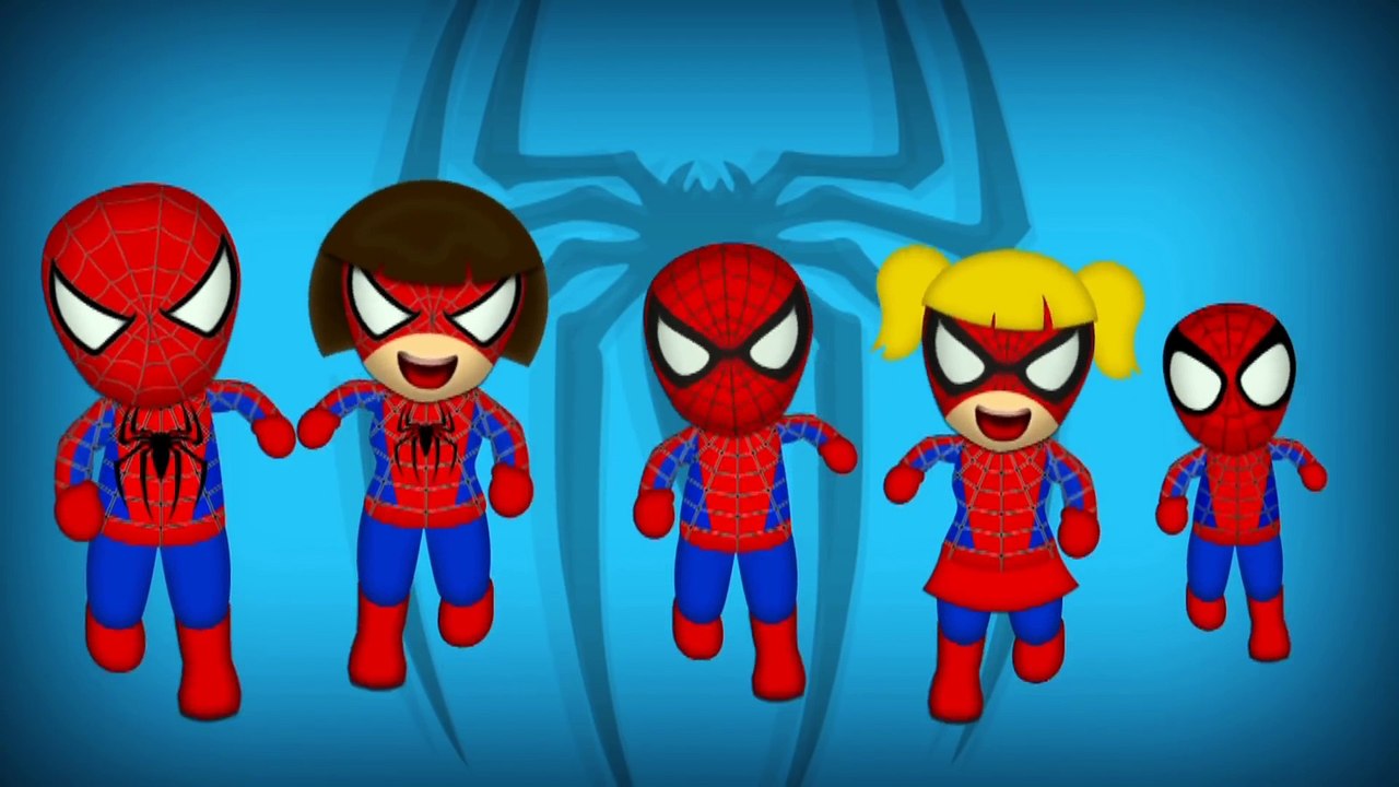 Spiderman Finger Family  Nursery Rhymes Lyrics