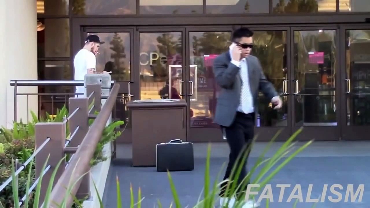 Dropping BOMB Briefcase Front Of People and they Took it Mafia Prank 2014