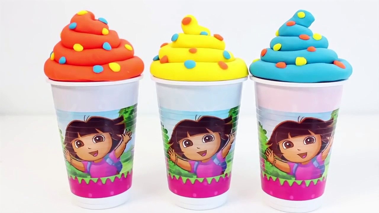 Play Doh Ice Creams Dora The Explorer Surprise Ice Creams Helados Dora La Exploradora Toy