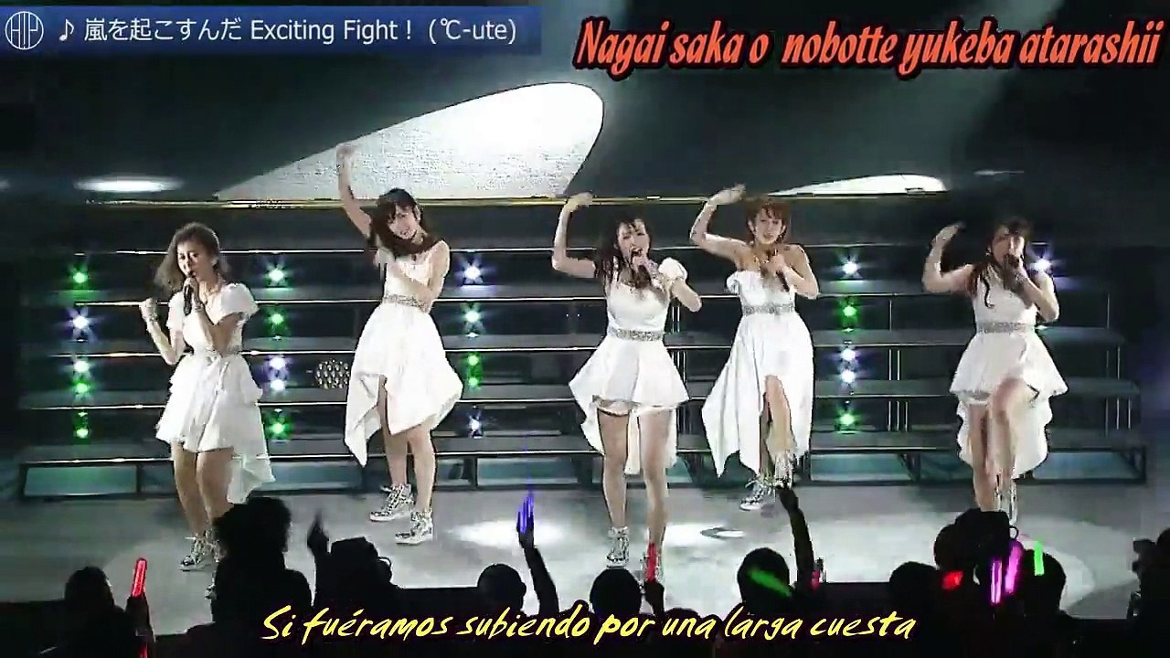 C-ute - Arashi wo okosunda Exciting Fight! (Sub Español)
