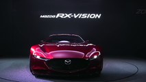 Le Mazda RX-VISION Concept en vue à 360°