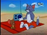 Tom and Jerry fun in beach