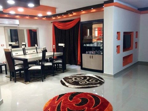 شقه مفروشه فندقيه للايجار عباس العقاد حي السفارت الشهر 11000ج للاستعلام 01153339609