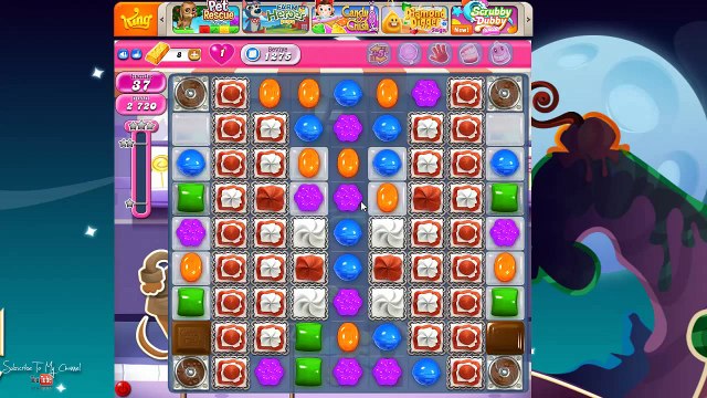 Candy Crush Saga Level 1275 NEW! Complete! NO BOOSTERS!