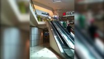 Dude Falls Down Escalators  Mall Fall