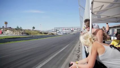 Expert Car Drifter Nearly Takes Out Crowd  Epic Near Miss