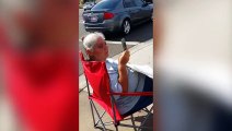 Fake Street Corner Panhandler Caught Lying