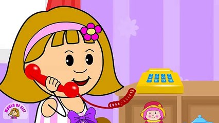 Elly talking to her Friends on the Telephone - Hello!