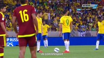 Brazil vs Venezuela 3 1 All Goals & Full Highlights 14.10.2015