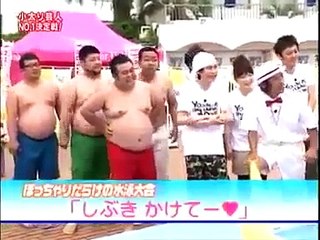 Swimming Japan はねるのトびら110817・ぽっちゃりだけの水泳大会・ウラモネア有吉他 002