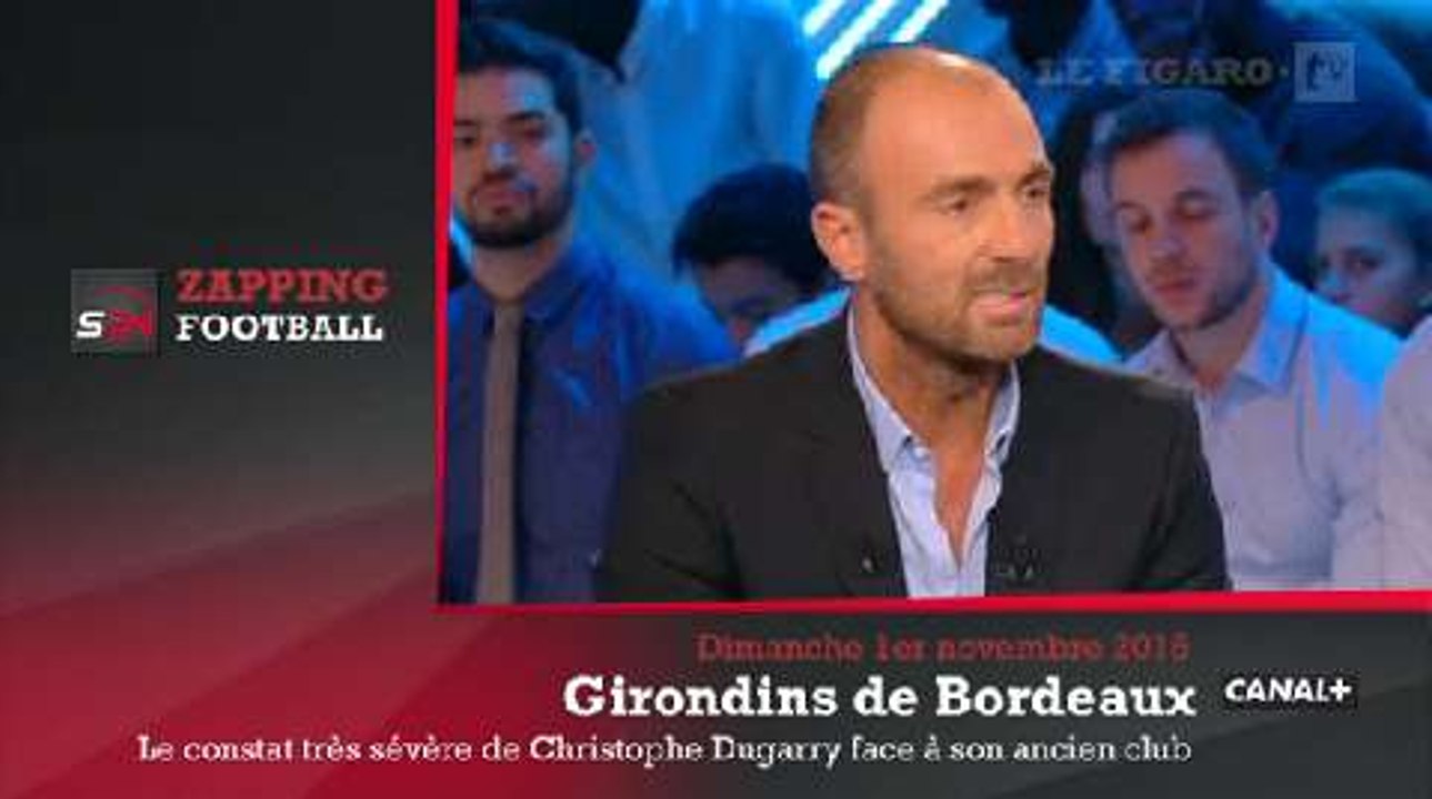 Zap' Foot : Christophe Dugarry tire à boulets rouges sur les Girondins de Bordeaux