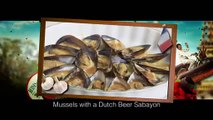 Mussels with a spicy beer sabayon gratin Dutch Cuisine