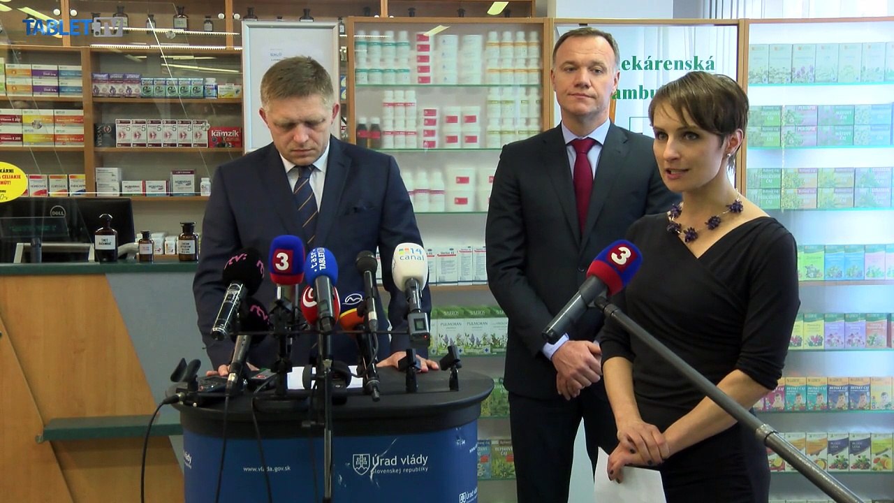 ZÁZNAM: R. Fico a V. Čislák o znížení doplatku na lieky pre deti a dôchodcov