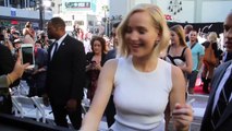 Jennifer Lawrence Gets Her Hands Printed For Hollywood Boulevard With The Hunger Games Cast