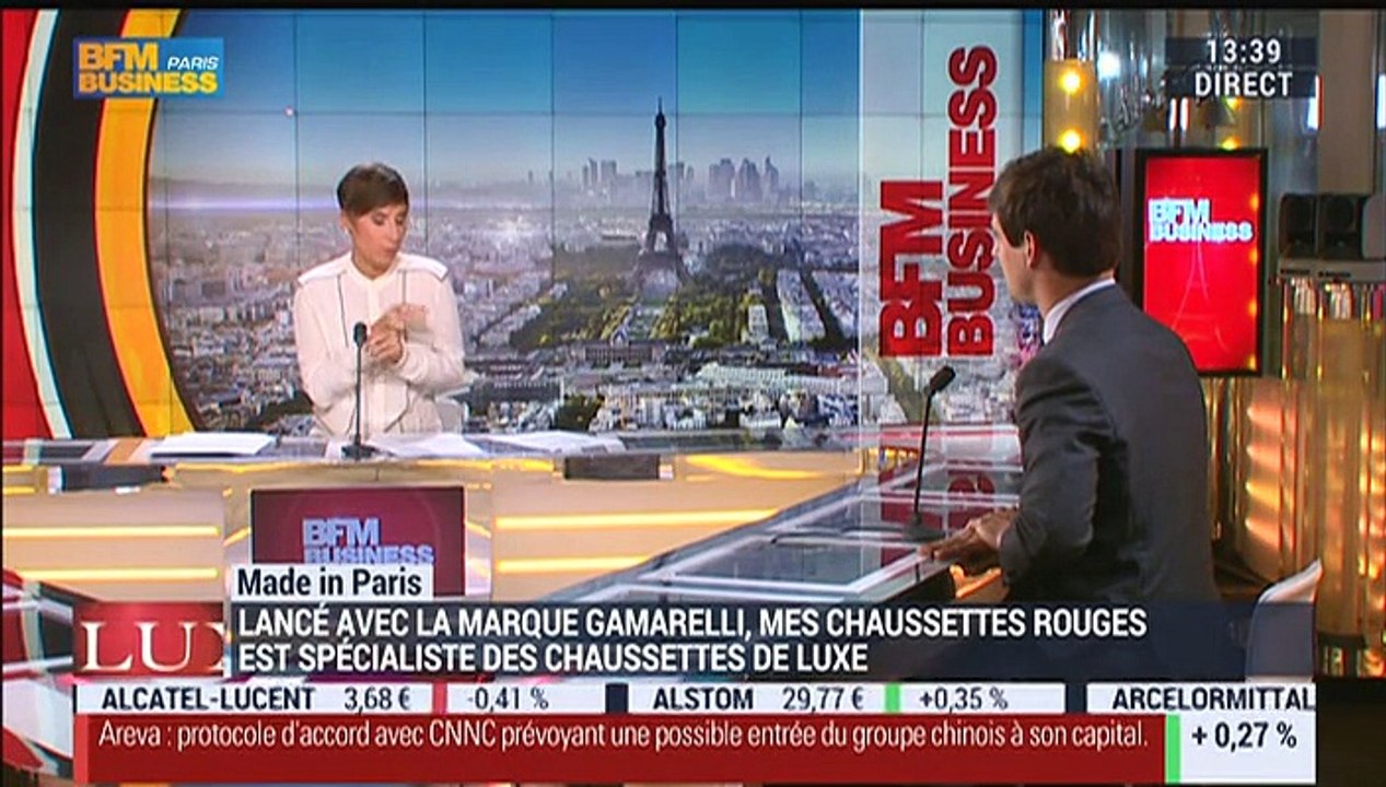 Made in Paris de Mes Chaussettes Rouges, marque de chaussettes pour hommes - 02/11