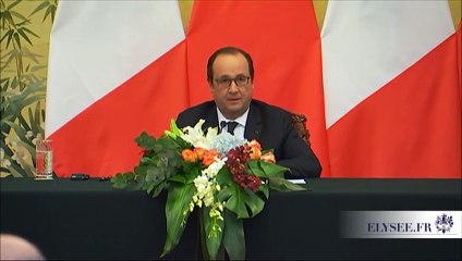 Hollande obtient le soutien de la Chine pour la conférence sur le climat