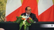 Hollande obtient le soutien de la Chine pour la conférence sur le climat